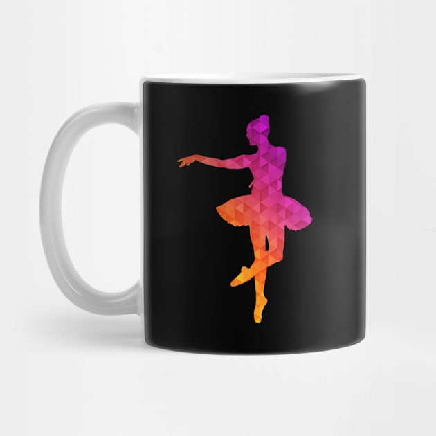 Ballet Dancer - Ballerina Colorful by Kudostees